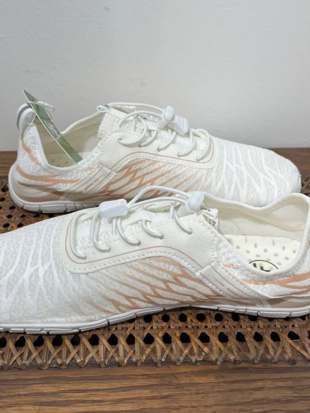 EU 41 HF Hike Footwear White Lorax Pro Healthy Barefoot Non-Slip Active Shoe